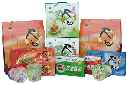 乐至特产天池藕粉